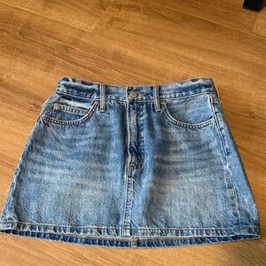 Denim Forum Classic Blue Mini Skirt